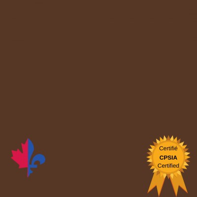 Pul uni brun chocolat- Fait au Québec